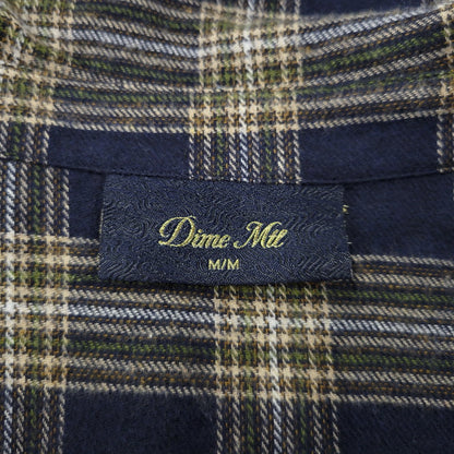 【中古品】【メンズ】 DIME ダイム DIMEFA257NVY 25AW PLAID FLANNEL SHIRT プレイド フランネル シャツ トップス 長袖 142-261029-ya-09-izu サイズ：M カラー：ネイビー 万代Net店