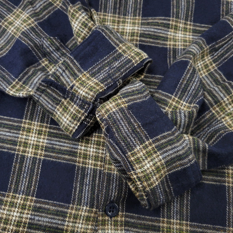 【中古品】【メンズ】 DIME ダイム DIMEFA257NVY 25AW PLAID FLANNEL SHIRT プレイド フランネル シャツ トップス 長袖 142-261029-ya-09-izu サイズ：M カラー：ネイビー 万代Net店