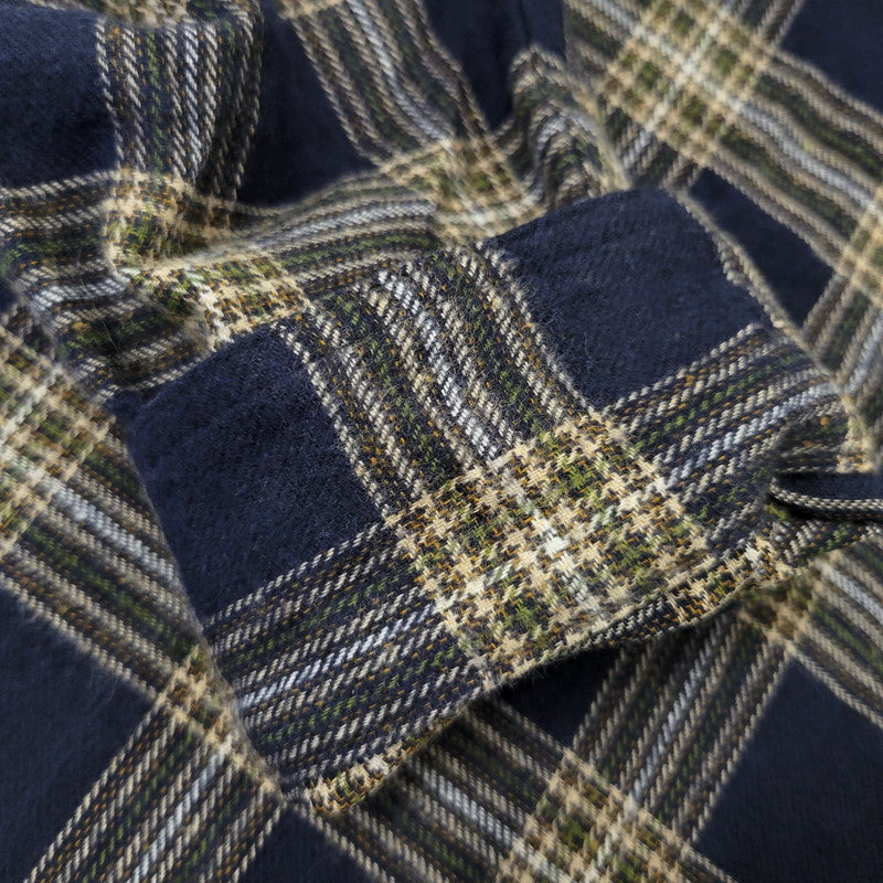 【中古品】【メンズ】 DIME ダイム DIMEFA257NVY 25AW PLAID FLANNEL SHIRT プレイド フランネル シャツ トップス 長袖 142-261029-ya-09-izu サイズ：M カラー：ネイビー 万代Net店