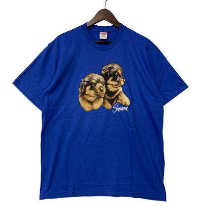 【中古美品】【メンズ】 SUPREME シュプリーム PUPPIES TEE パピーズ Tシャツ トップス 149-261022-kh-12-izu サイズ：M カラー：ブルー 万代Net店