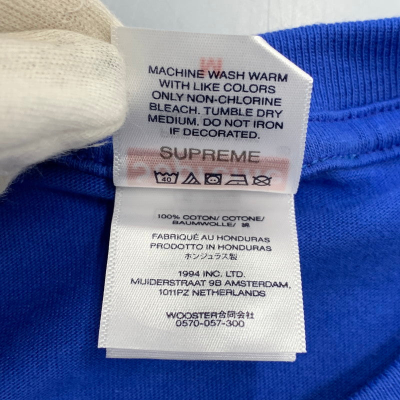 【中古美品】【メンズ】 SUPREME シュプリーム PUPPIES TEE パピーズ Tシャツ トップス 149-261022-kh-12-izu サイズ：M カラー：ブルー 万代Net店