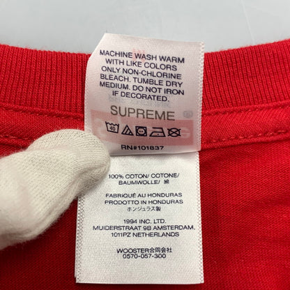 【中古美品】【メンズ】 SUPREME シュプリーム PUPPIES TEE パピーズ Tシャツ トップス 149-261022-kh-11-izu サイズ：M カラー：レッド 万代Net店