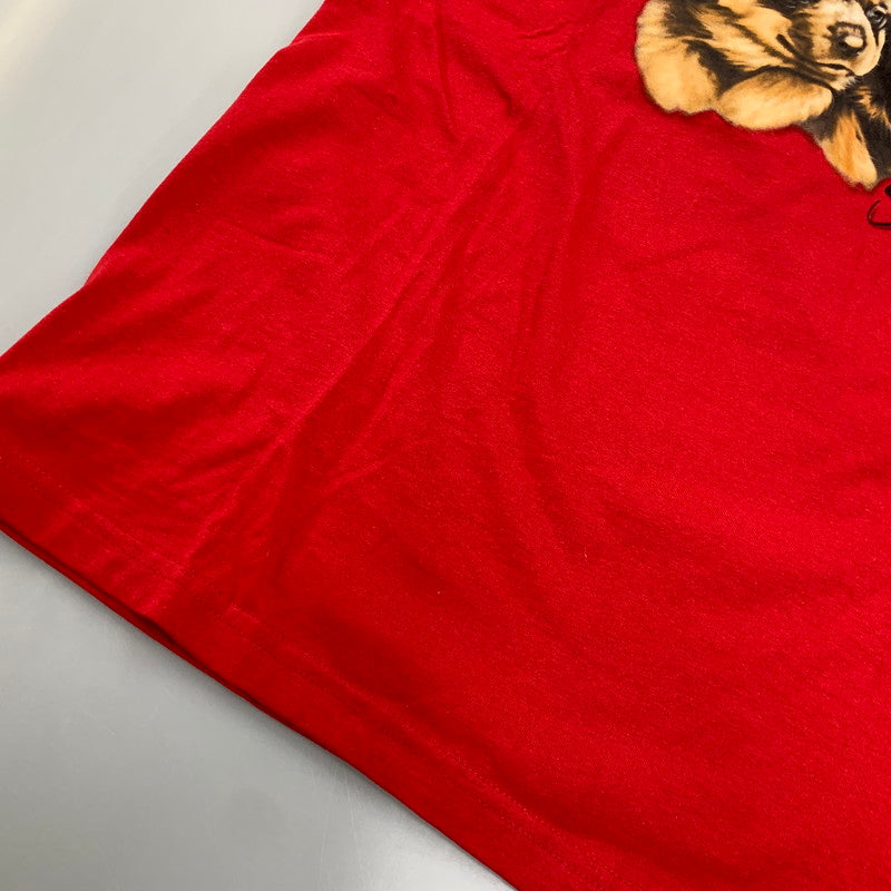 【中古美品】【メンズ】 SUPREME シュプリーム PUPPIES TEE パピーズ Tシャツ トップス 149-261022-kh-11-izu サイズ：M カラー：レッド 万代Net店