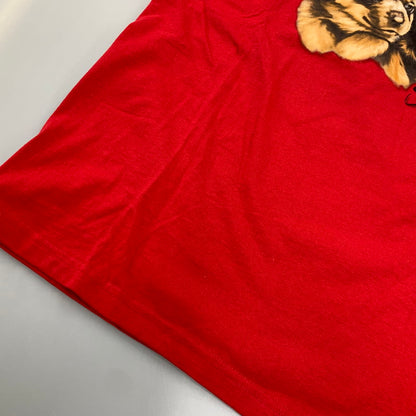 【中古美品】【メンズ】 SUPREME シュプリーム PUPPIES TEE パピーズ Tシャツ トップス 149-261022-kh-11-izu サイズ：M カラー：レッド 万代Net店