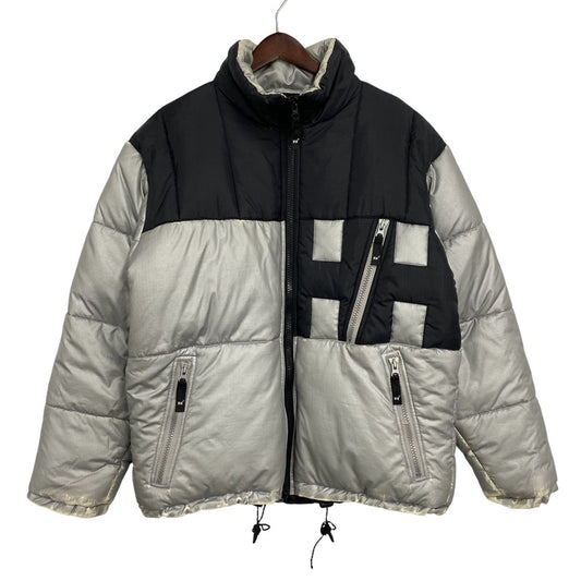 【現状渡し品】【メンズ】 HELLY HANSEN ヘリーハンセン ZN19810S LOGO DOWN JACKET ロゴ ダウン ジャケット アウター トップス 144-261024-ms-10-izu サイズ：M カラー：シルバーブラック 万代Net店