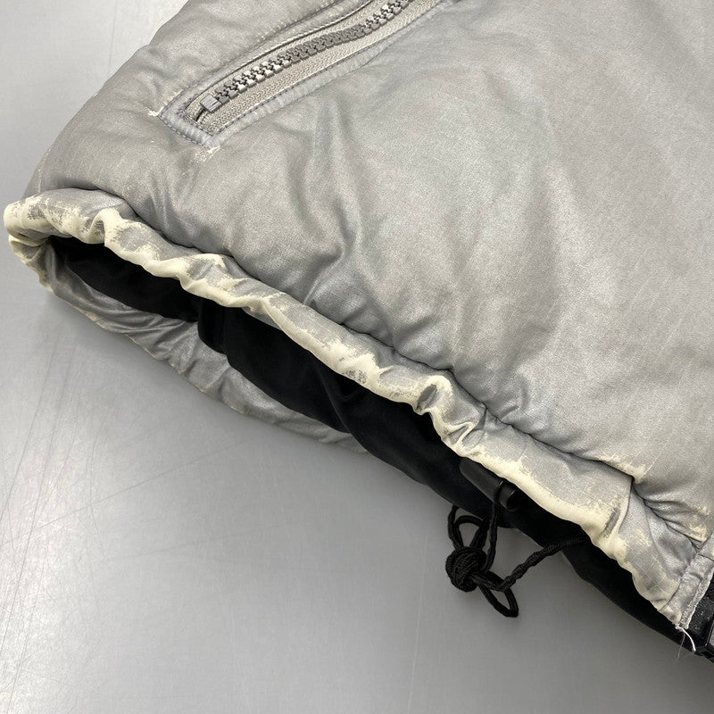 【現状渡し品】【メンズ】 HELLY HANSEN ヘリーハンセン ZN19810S LOGO DOWN JACKET ロゴ ダウン ジャケット アウター トップス 144-261024-ms-10-izu サイズ：M カラー：シルバーブラック 万代Net店