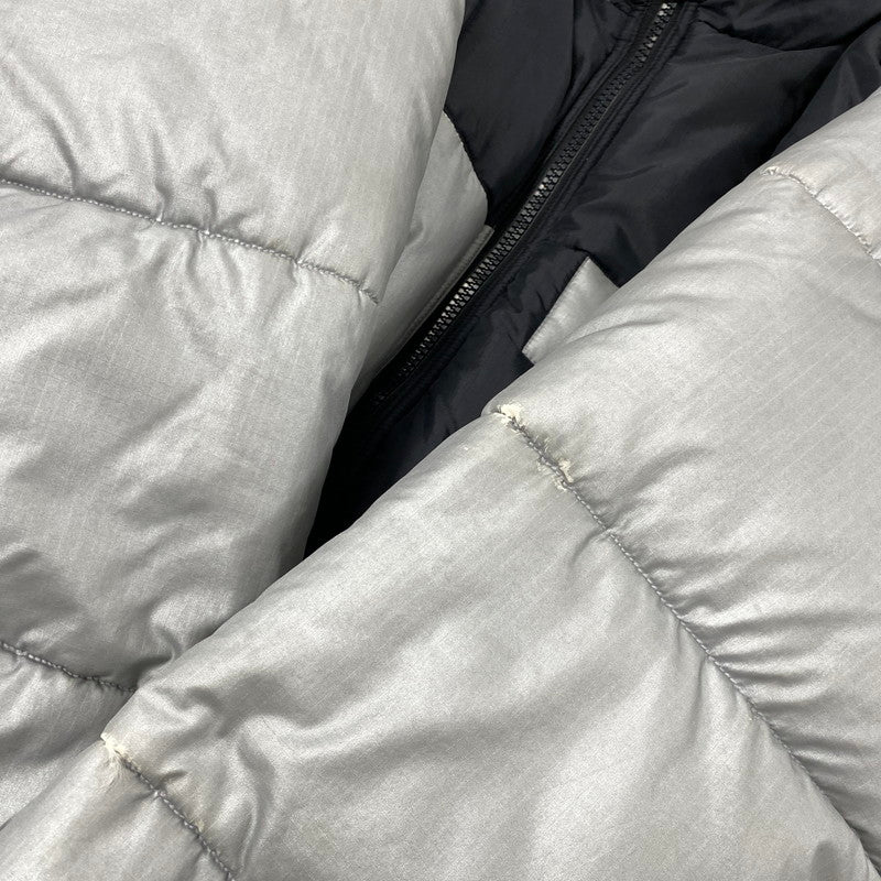 【現状渡し品】【メンズ】 HELLY HANSEN ヘリーハンセン ZN19810S LOGO DOWN JACKET ロゴ ダウン ジャケット アウター トップス 144-261024-ms-10-izu サイズ：M カラー：シルバーブラック 万代Net店