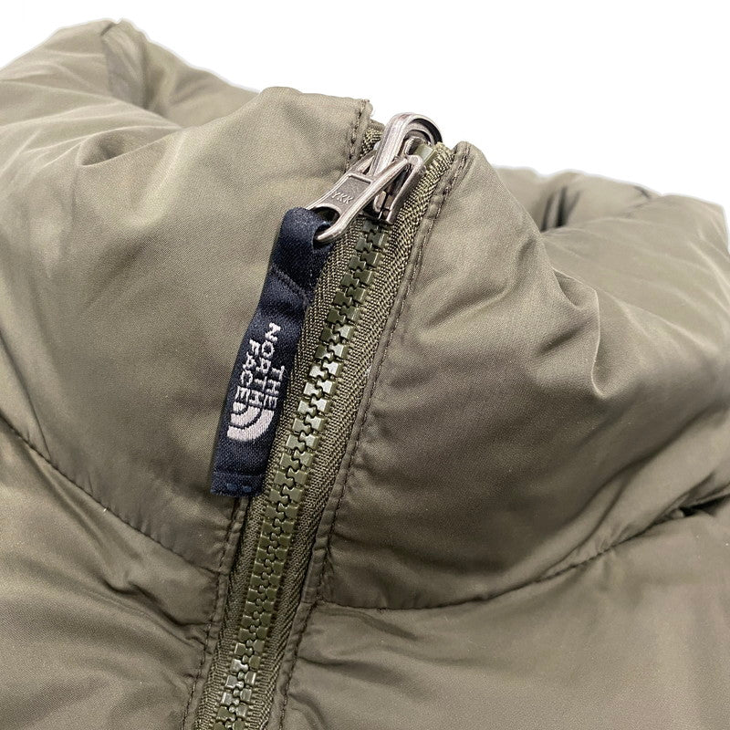 【中古品】【メンズ】 THE NORTH FACE ザ・ノースフェイス ND01587 CENTER LOGO NUPTSE VEST センター ロゴ ヌプシ ベスト アウター 144-261018-kh-03-izu サイズ：XXL カラー：カーキ 万代Net店