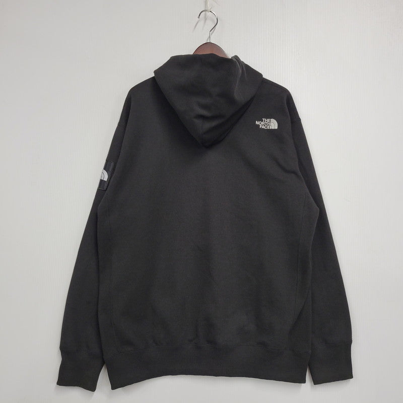【中古品】【メンズ】 THE NORTH FACE ザ・ノースフェイス SQUARE LOGO HOODIE NT12333 スクエアロゴ フーディ パーカー 144-261019-as-13-izu サイズ：XXL カラー：ブラック 万代Net店
