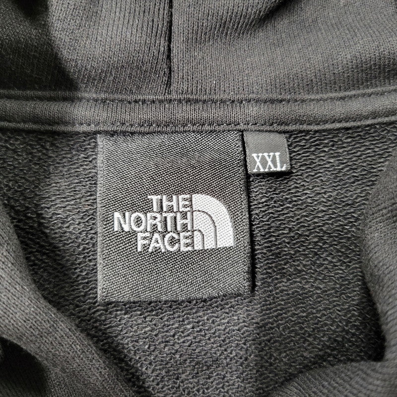 【中古品】【メンズ】 THE NORTH FACE ザ・ノースフェイス SQUARE LOGO HOODIE NT12333 スクエアロゴ フーディ パーカー 144-261019-as-13-izu サイズ：XXL カラー：ブラック 万代Net店