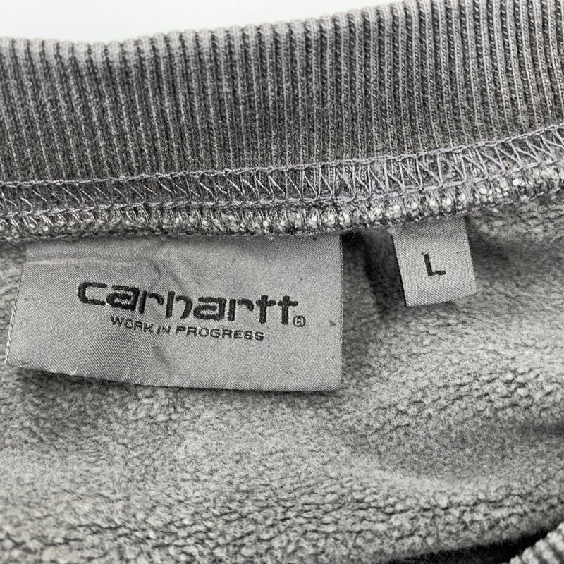 【中古品】【メンズ】 CARHARTT カーハート WIP IO29522 VISTA SWEATSHIRT ビスタ スウェット シャツ トップス 長袖 142-261017-sm-15-izu サイズ：L カラー：グレー 万代Net店