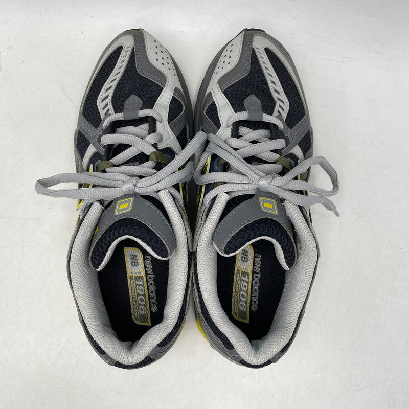 【中古品】【メンズ】 NEW BALANCE ニューバランス M1906NA シューズ スニーカー 靴 162-261018-ms-19-izu サイズ：26ｃｍ カラー：BLACK YELLOW GRAY 万代Net店