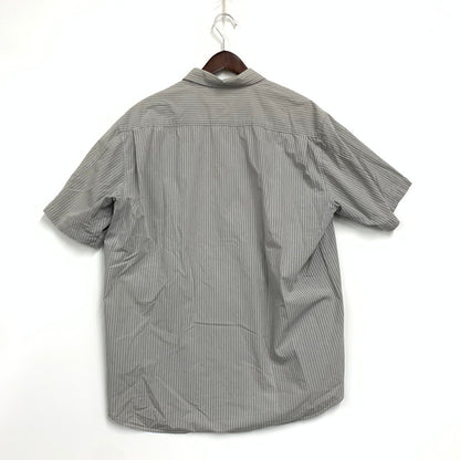 【中古品】【メンズ】 OLD STUSSY オールドステューシー 紺タグ 90S STRIPE SS SHIRT ストライプ ショートスリーブ シャツ トップス 半袖 142-261023-cs-15-izu サイズ：XL カラー：グレー 万代Net店