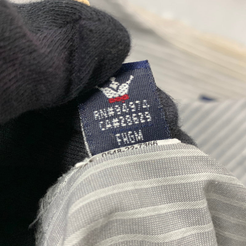 【中古品】【メンズ】 OLD STUSSY オールドステューシー 紺タグ 90S STRIPE SS SHIRT ストライプ ショートスリーブ シャツ トップス 半袖 142-261023-cs-15-izu サイズ：XL カラー：グレー 万代Net店