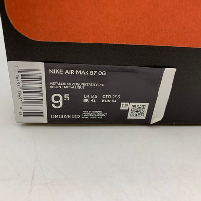 【中古品】【メンズ】 NIKE ナイキ AIR MAX 97 OG DM0028-002 エア マックス 97 OG スニーカー 靴 160-261012-as-08-izu サイズ：27.5cm カラー：METALLIC SILVER/UNIVERSITY RED 万代Net店