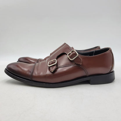 【中古品】【メンズ】 REGAL リーガル V196 ダブルモンクストラップ シューズ 靴 164-261019-as-10-izu サイズ：25 1/2 カラー：ブラウン 万代Net店