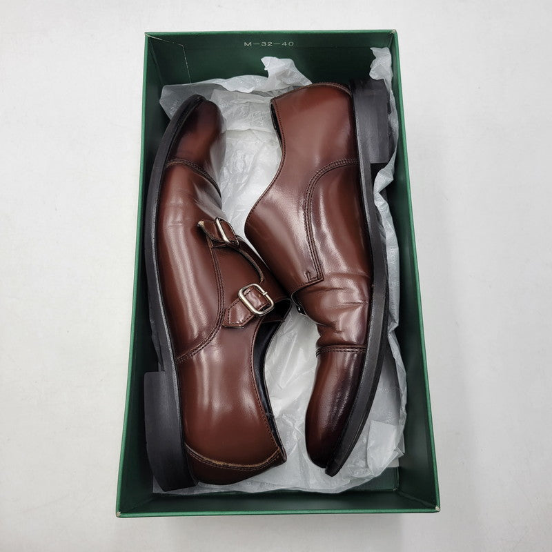 【中古品】【メンズ】 REGAL リーガル V196 ダブルモンクストラップ シューズ 靴 164-261019-as-10-izu サイズ：25 1/2 カラー：ブラウン 万代Net店