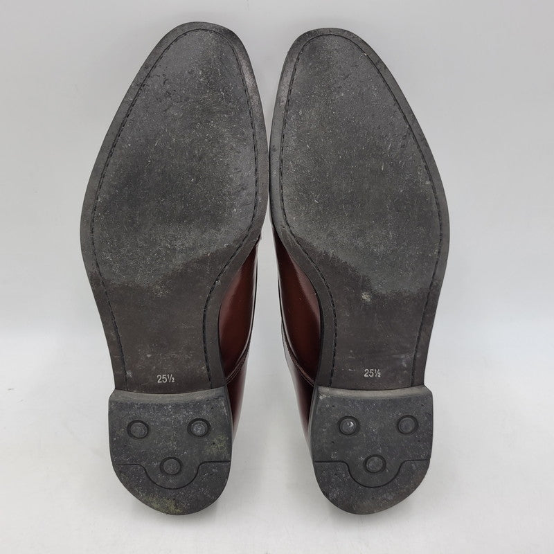 【中古品】【メンズ】 REGAL リーガル V196 ダブルモンクストラップ シューズ 靴 164-261019-as-10-izu サイズ：25 1/2 カラー：ブラウン 万代Net店
