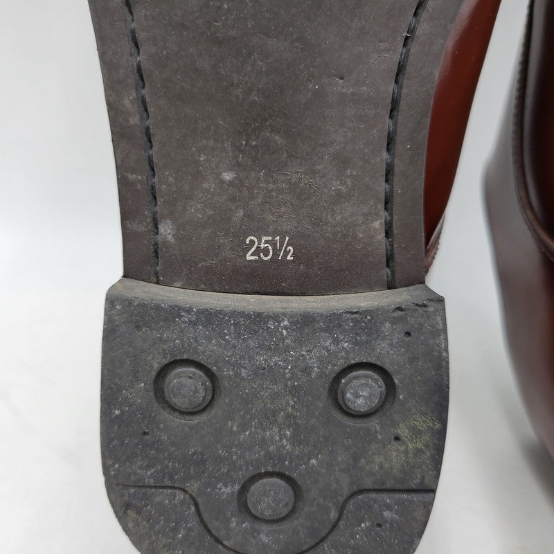 【中古品】【メンズ】 REGAL リーガル V196 ダブルモンクストラップ シューズ 靴 164-261019-as-10-izu サイズ：25 1/2 カラー：ブラウン 万代Net店
