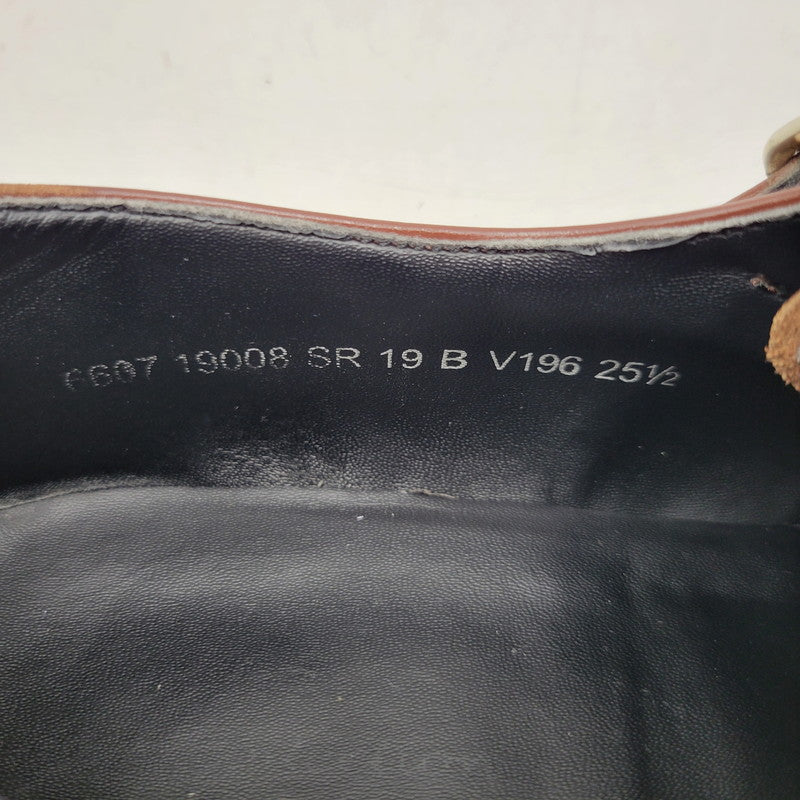 【中古品】【メンズ】 REGAL リーガル V196 ダブルモンクストラップ シューズ 靴 164-261019-as-10-izu サイズ：25 1/2 カラー：ブラウン 万代Net店