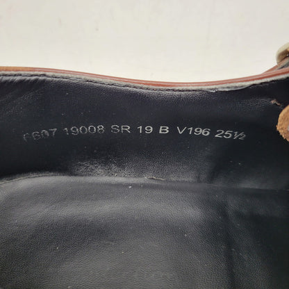 【中古品】【メンズ】 REGAL リーガル V196 ダブルモンクストラップ シューズ 靴 164-261019-as-10-izu サイズ：25 1/2 カラー：ブラウン 万代Net店