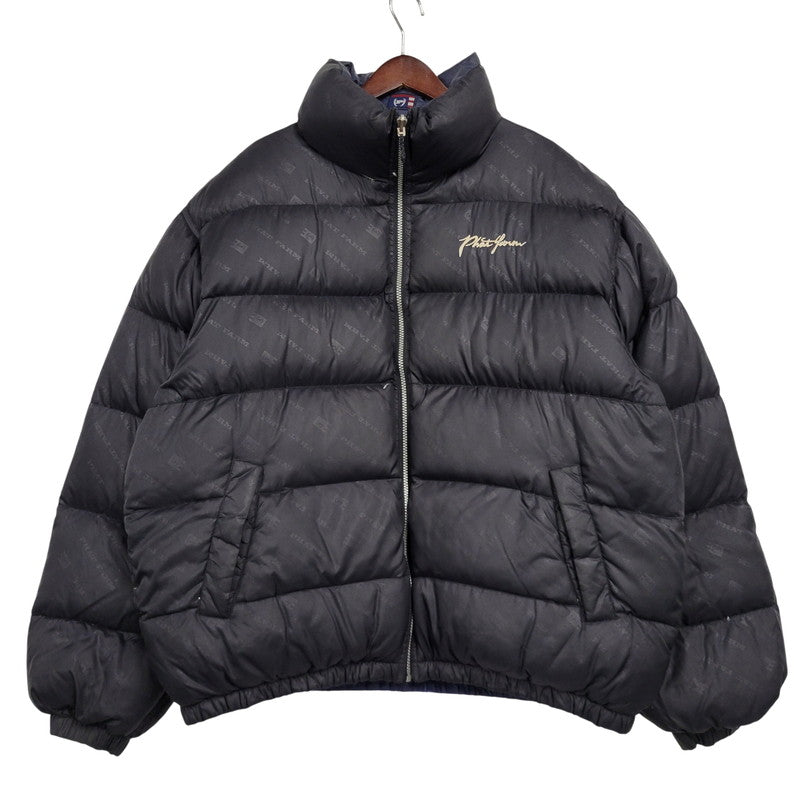 【中古品】【メンズ】 PHAT FARM ファットファーム REVERSIBLE DOWN JACKET リバーシブル ダウン ジャケット アウター トップス 146-261018-ms-08-izu サイズ：XXL カラー：ネイビーブラック 万代Net店