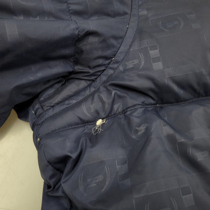 【中古品】【メンズ】 PHAT FARM ファットファーム REVERSIBLE DOWN JACKET リバーシブル ダウン ジャケット アウター トップス 146-261018-ms-08-izu サイズ：XXL カラー：ネイビーブラック 万代Net店
