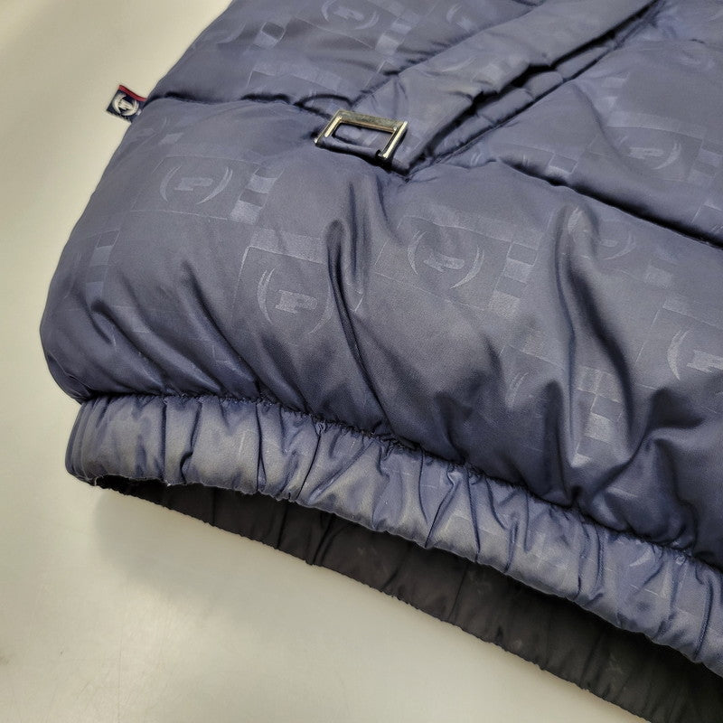 【中古品】【メンズ】 PHAT FARM ファットファーム REVERSIBLE DOWN JACKET リバーシブル ダウン ジャケット アウター トップス 146-261018-ms-08-izu サイズ：XXL カラー：ネイビーブラック 万代Net店