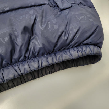 【中古品】【メンズ】 PHAT FARM ファットファーム REVERSIBLE DOWN JACKET リバーシブル ダウン ジャケット アウター トップス 146-261018-ms-08-izu サイズ：XXL カラー：ネイビーブラック 万代Net店