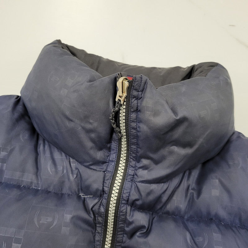 【中古品】【メンズ】 PHAT FARM ファットファーム REVERSIBLE DOWN JACKET リバーシブル ダウン ジャケット アウター トップス 146-261018-ms-08-izu サイズ：XXL カラー：ネイビーブラック 万代Net店