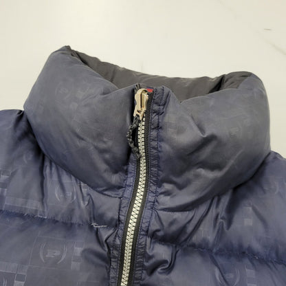 【中古品】【メンズ】 PHAT FARM ファットファーム REVERSIBLE DOWN JACKET リバーシブル ダウン ジャケット アウター トップス 146-261018-ms-08-izu サイズ：XXL カラー：ネイビーブラック 万代Net店