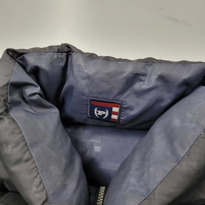 【中古品】【メンズ】 PHAT FARM ファットファーム REVERSIBLE DOWN JACKET リバーシブル ダウン ジャケット アウター トップス 146-261018-ms-08-izu サイズ：XXL カラー：ネイビーブラック 万代Net店