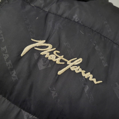 【中古品】【メンズ】 PHAT FARM ファットファーム REVERSIBLE DOWN JACKET リバーシブル ダウン ジャケット アウター トップス 146-261018-ms-08-izu サイズ：XXL カラー：ネイビーブラック 万代Net店
