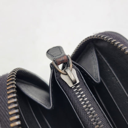 【中古品】【メンズ/レディース】 BOTTEGAVENETA ボッテガヴェネタ イントレチャート ラウンドファスナー ロングウォレット 長財布 181-261013-as-17-izu カラー：ブラック 万代Net店