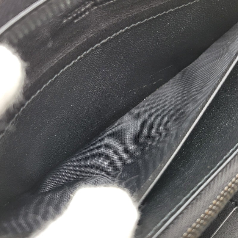 【中古品】【メンズ/レディース】 BOTTEGAVENETA ボッテガヴェネタ イントレチャート ラウンドファスナー ロングウォレット 長財布 181-261013-as-17-izu カラー：ブラック 万代Net店