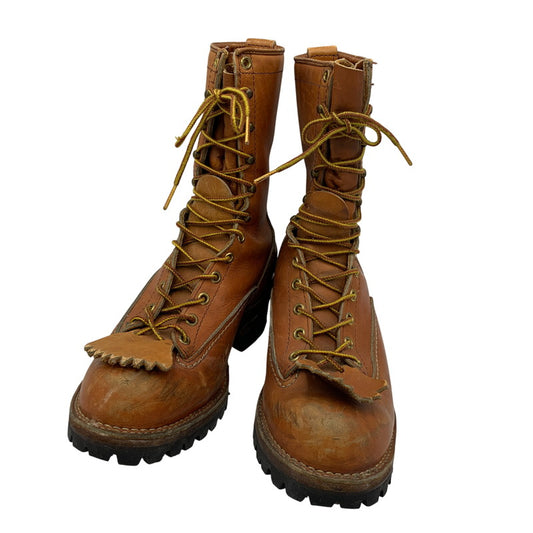 【中古品】【メンズ】 WESCO ウエスコ JOBMASTER ジョブマスター ブーツ 靴 164-261012-as-03-izu サイズ：8D カラー：ブラウン 万代Net店