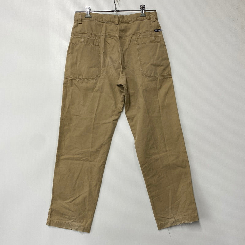 【中古品】【メンズ】 OLD STUSSY オールド ステューシー 紺タグ DOUBLE KNEE WORK PANTS ダブル ニー ワーク パンツ ボトムス 153-261013-kh-09-izu サイズ：31 カラー：ベージュ 万代Net店