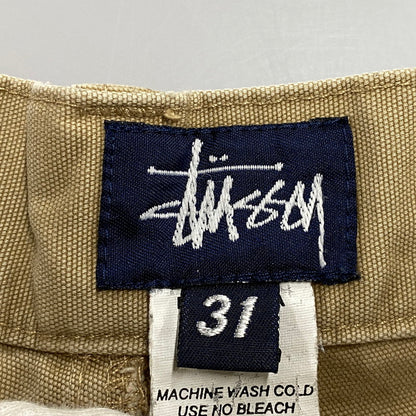 【中古品】【メンズ】 OLD STUSSY オールド ステューシー 紺タグ DOUBLE KNEE WORK PANTS ダブル ニー ワーク パンツ ボトムス 153-261013-kh-09-izu サイズ：31 カラー：ベージュ 万代Net店