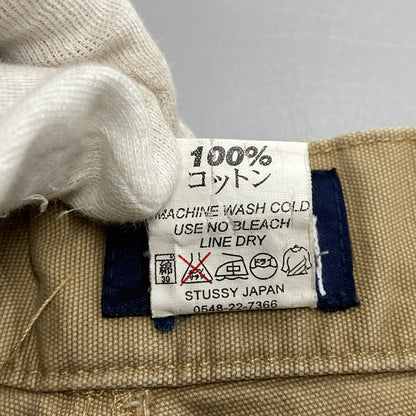 【中古品】【メンズ】 OLD STUSSY オールド ステューシー 紺タグ DOUBLE KNEE WORK PANTS ダブル ニー ワーク パンツ ボトムス 153-261013-kh-09-izu サイズ：31 カラー：ベージュ 万代Net店