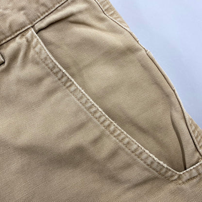【中古品】【メンズ】 OLD STUSSY オールド ステューシー 紺タグ DOUBLE KNEE WORK PANTS ダブル ニー ワーク パンツ ボトムス 153-261013-kh-09-izu サイズ：31 カラー：ベージュ 万代Net店