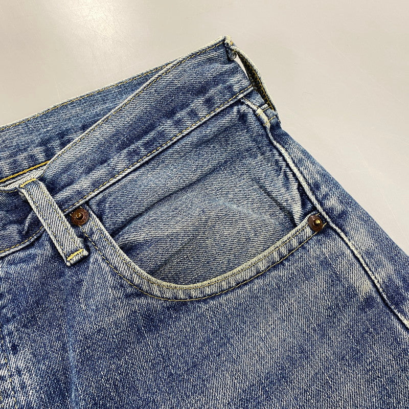 【中古品】【メンズ】 LEVI'S リーバイス 702-XX 刻印J22 BIG-E 赤耳 日本製 702 CINCH BACK DENIM PANTS シンチ バック デニム パンツ ボトムス 157-261013-kh-01-izu サイズ：34×36 カラー：インディゴ 万代Net店