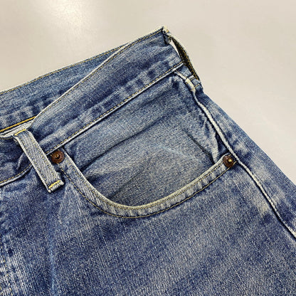 【中古品】【メンズ】 LEVI'S リーバイス 702-XX 刻印J22 BIG-E 赤耳 日本製 702 CINCH BACK DENIM PANTS シンチ バック デニム パンツ ボトムス 157-261013-kh-01-izu サイズ：34×36 カラー：インディゴ 万代Net店