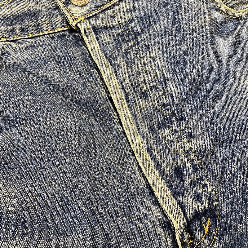 【中古品】【メンズ】 LEVI'S リーバイス 702-XX 刻印J22 BIG-E 赤耳 日本製 702 CINCH BACK DENIM PANTS シンチ バック デニム パンツ ボトムス 157-261013-kh-01-izu サイズ：34×36 カラー：インディゴ 万代Net店