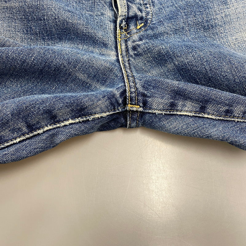 【中古品】【メンズ】 LEVI'S リーバイス 702-XX 刻印J22 BIG-E 赤耳 日本製 702 CINCH BACK DENIM PANTS シンチ バック デニム パンツ ボトムス 157-261013-kh-01-izu サイズ：34×36 カラー：インディゴ 万代Net店