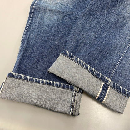 【中古品】【メンズ】 LEVI'S リーバイス 702-XX 刻印J22 BIG-E 赤耳 日本製 702 CINCH BACK DENIM PANTS シンチ バック デニム パンツ ボトムス 157-261013-kh-01-izu サイズ：34×36 カラー：インディゴ 万代Net店