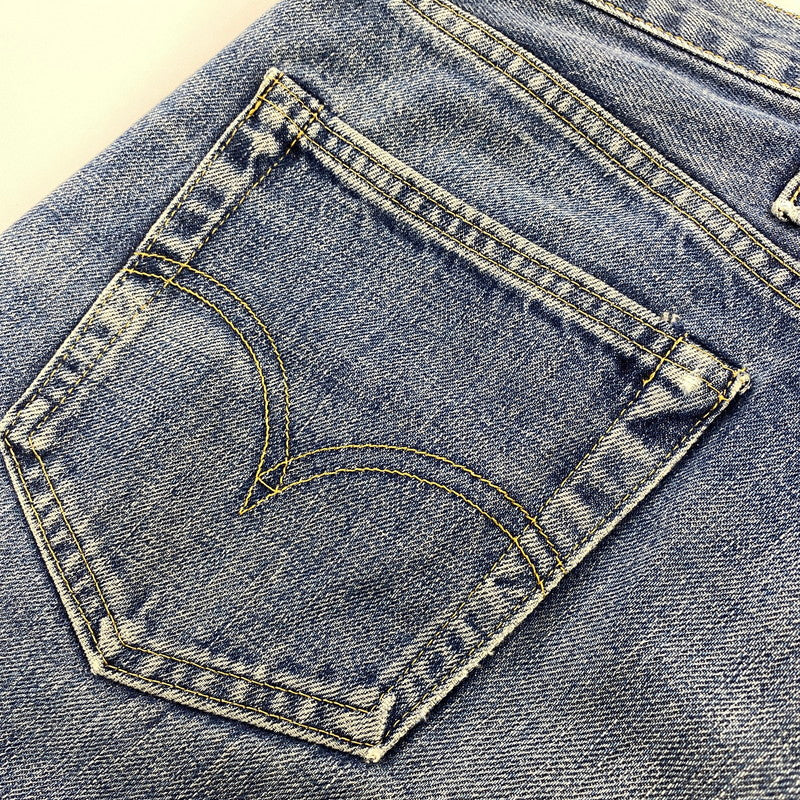 【中古品】【メンズ】 LEVI'S リーバイス 702-XX 刻印J22 BIG-E 赤耳 日本製 702 CINCH BACK DENIM PANTS シンチ バック デニム パンツ ボトムス 157-261013-kh-01-izu サイズ：34×36 カラー：インディゴ 万代Net店