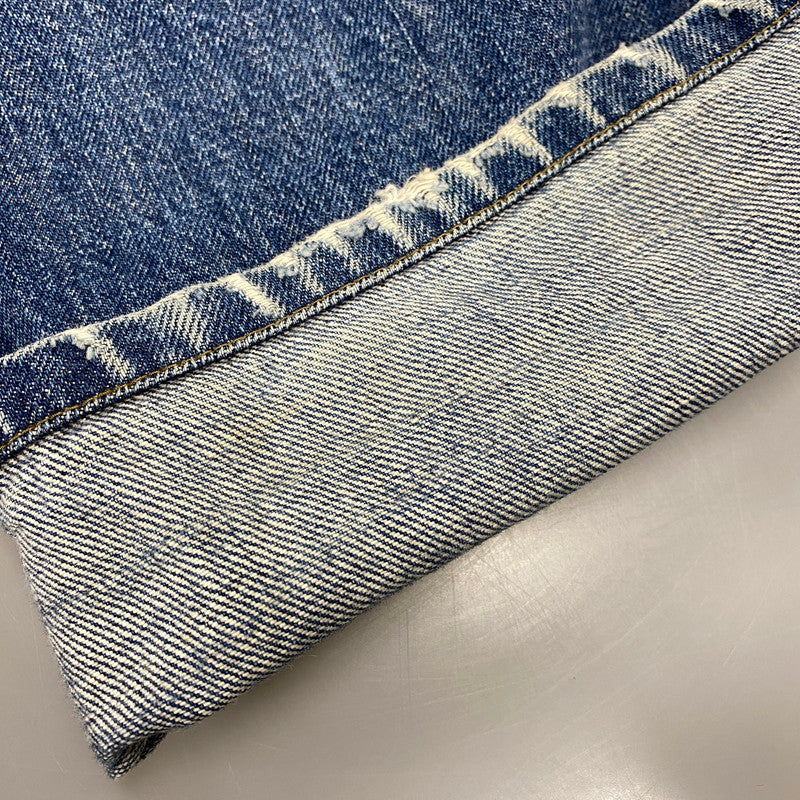 【中古品】【メンズ】 LEVI'S リーバイス 702-XX 刻印J22 BIG-E 赤耳 日本製 702 CINCH BACK DENIM PANTS シンチ バック デニム パンツ ボトムス 157-261013-kh-01-izu サイズ：34×36 カラー：インディゴ 万代Net店
