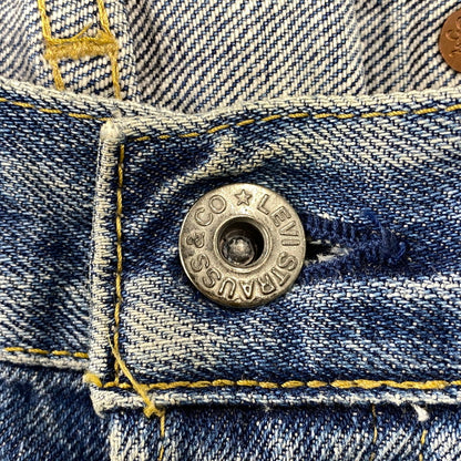 【中古品】【メンズ】 LEVI'S リーバイス 702-XX 刻印J22 BIG-E 赤耳 日本製 702 CINCH BACK DENIM PANTS シンチ バック デニム パンツ ボトムス 157-261013-kh-01-izu サイズ：34×36 カラー：インディゴ 万代Net店