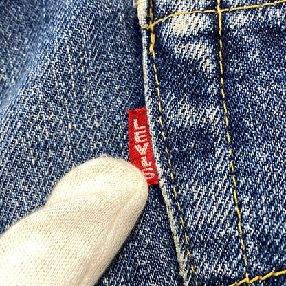 【中古品】【メンズ】 LEVI'S リーバイス 702-XX 刻印J22 BIG-E 赤耳 日本製 702 CINCH BACK DENIM PANTS シンチ バック デニム パンツ ボトムス 157-261013-kh-01-izu サイズ：34×36 カラー：インディゴ 万代Net店