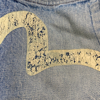 【現状渡し品】【メンズ】 OLD EVISU オールドエヴィス × SIOTANI BROTHERS 塩谷ブラザーズ KAMOME DENIM PANTS カモメ デニムパンツ ボトムス 156-261020-ms-01-izu サイズ：34 カラー：インディゴ 万代Net店